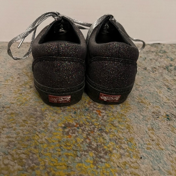 Opening Ceremony Vans Silver Glitter Sneakers Flats - Picture 6 of 6